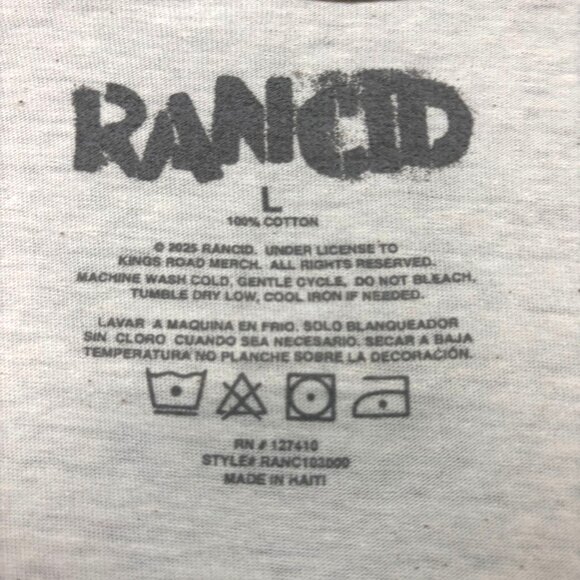 Rancid And Out Come the Wolves Punk Rock Band Tee L - Picture 4 of 4